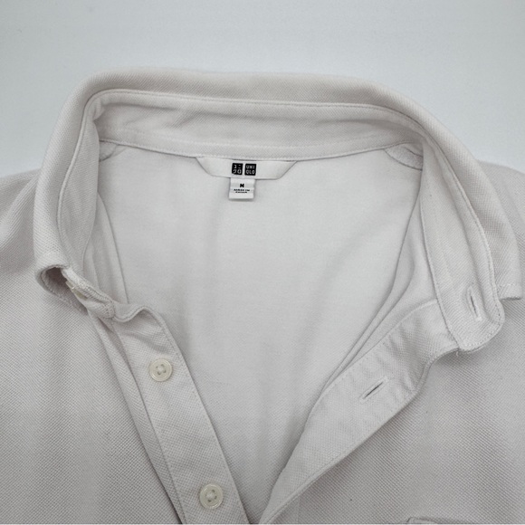 Uniqlo White Polo Shirt for Men - Picture 6 of 10